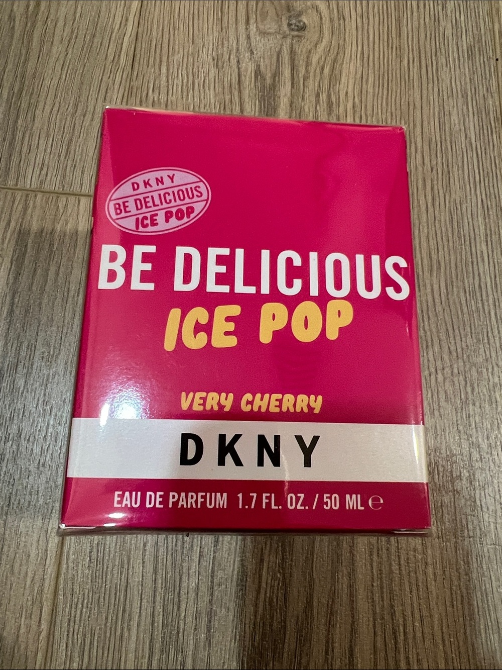 DKNY Be Delicious Ice Pop Very Cherry - Hot Pink and Yellow Box